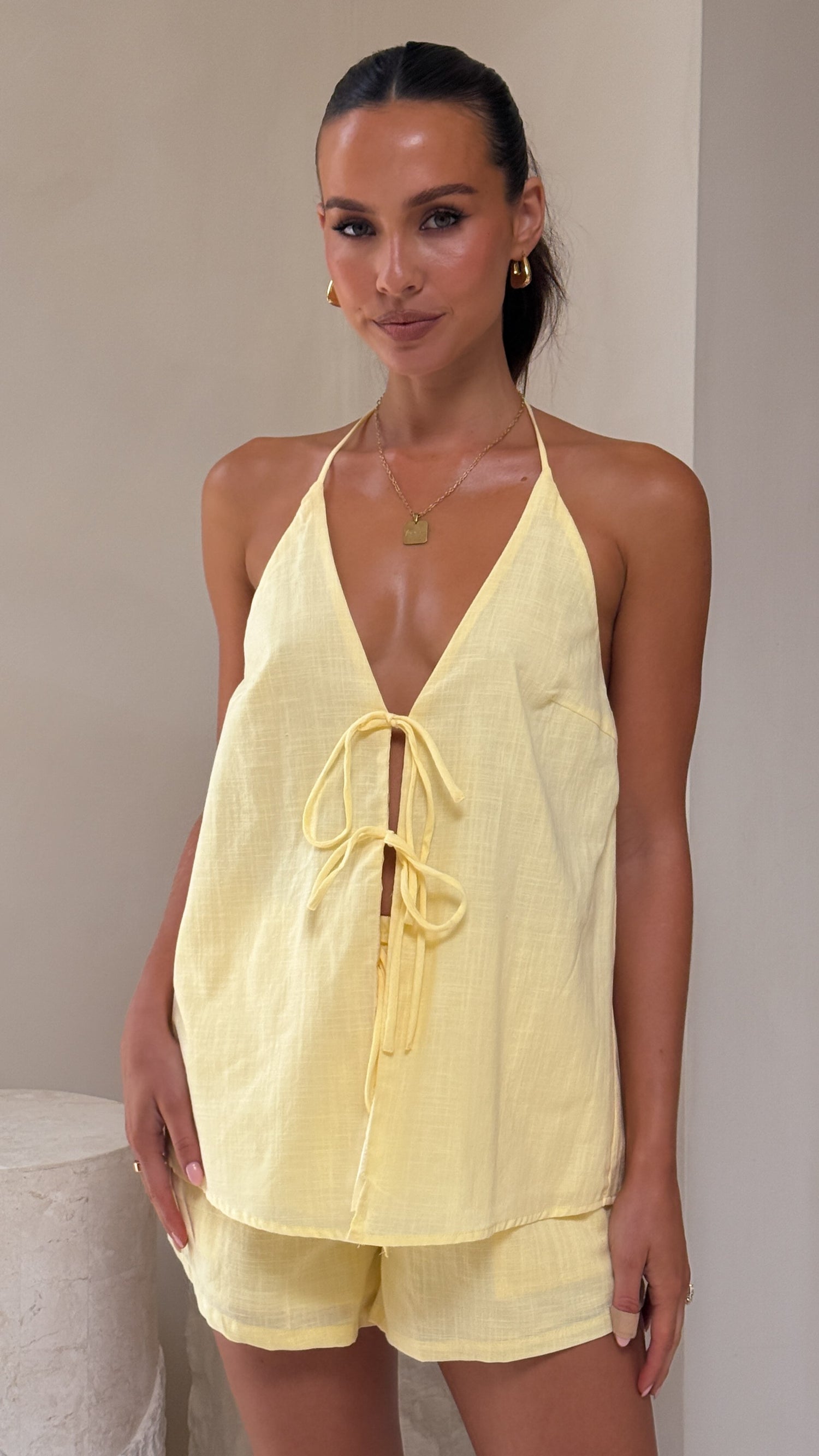 Octavia Shorts - Lemon - Billy J