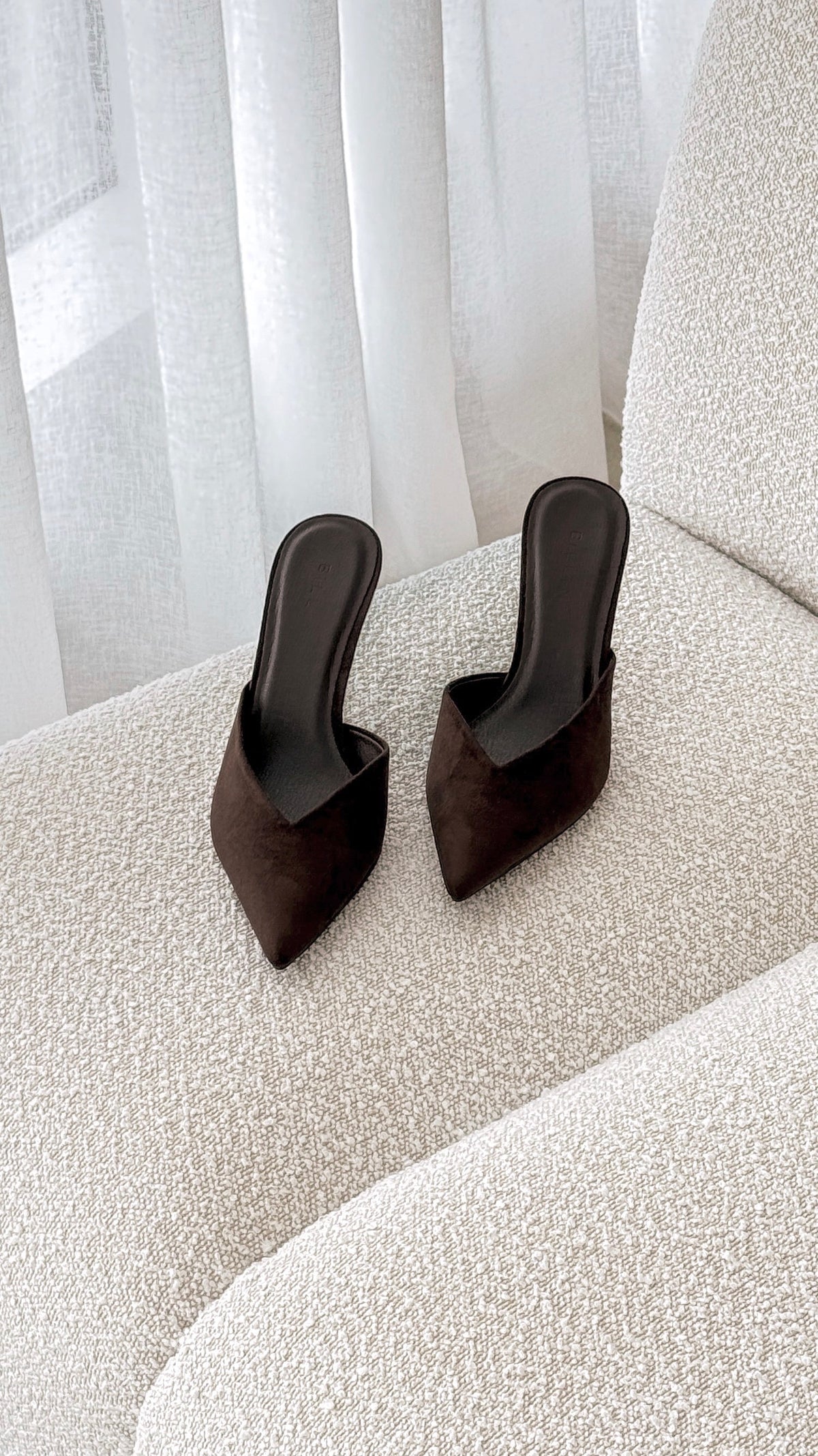 Karey Heel - Dark Cacao Suede - Billy J
