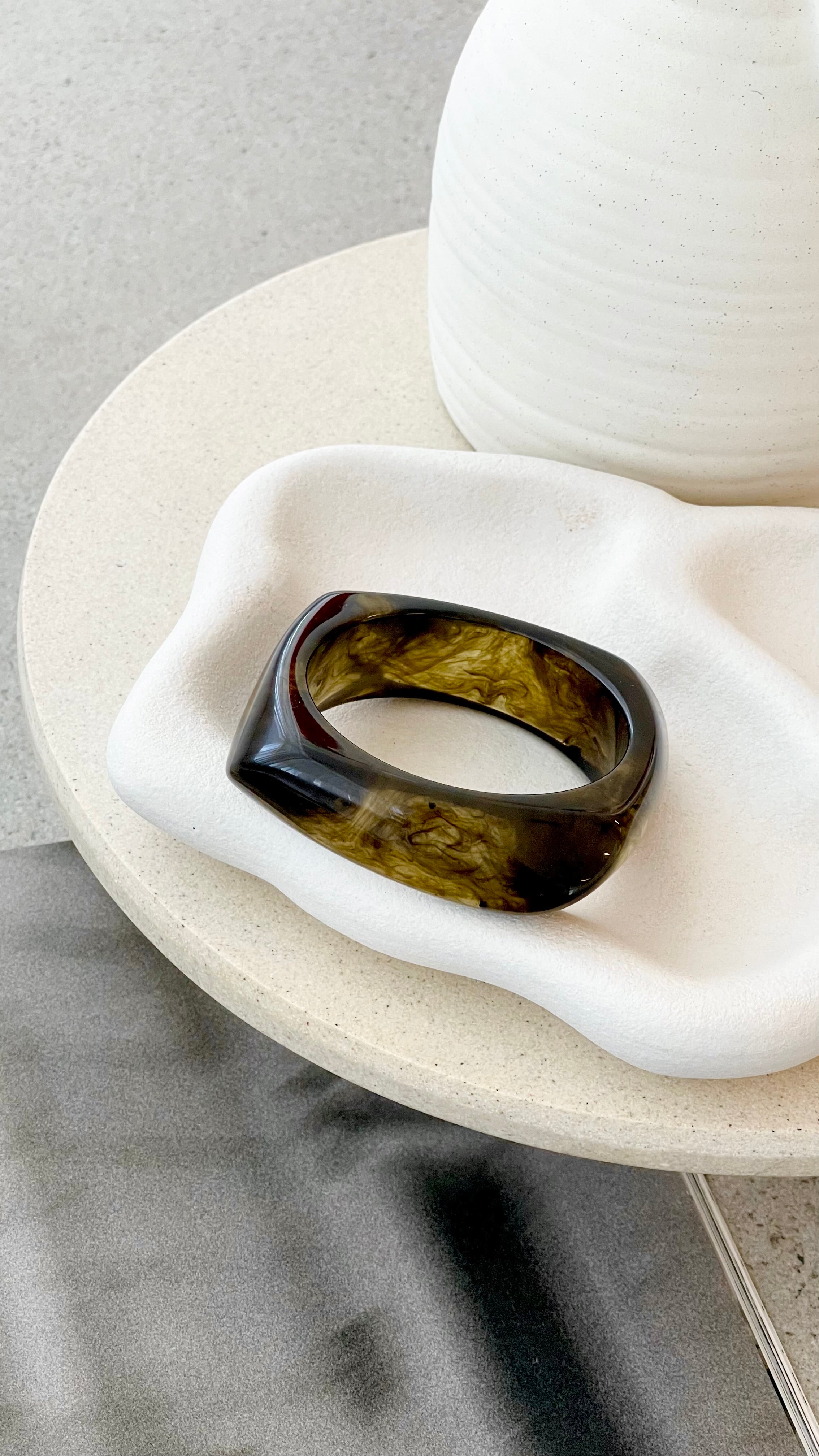 Salazar Bangle - Tea Resin - Billy J