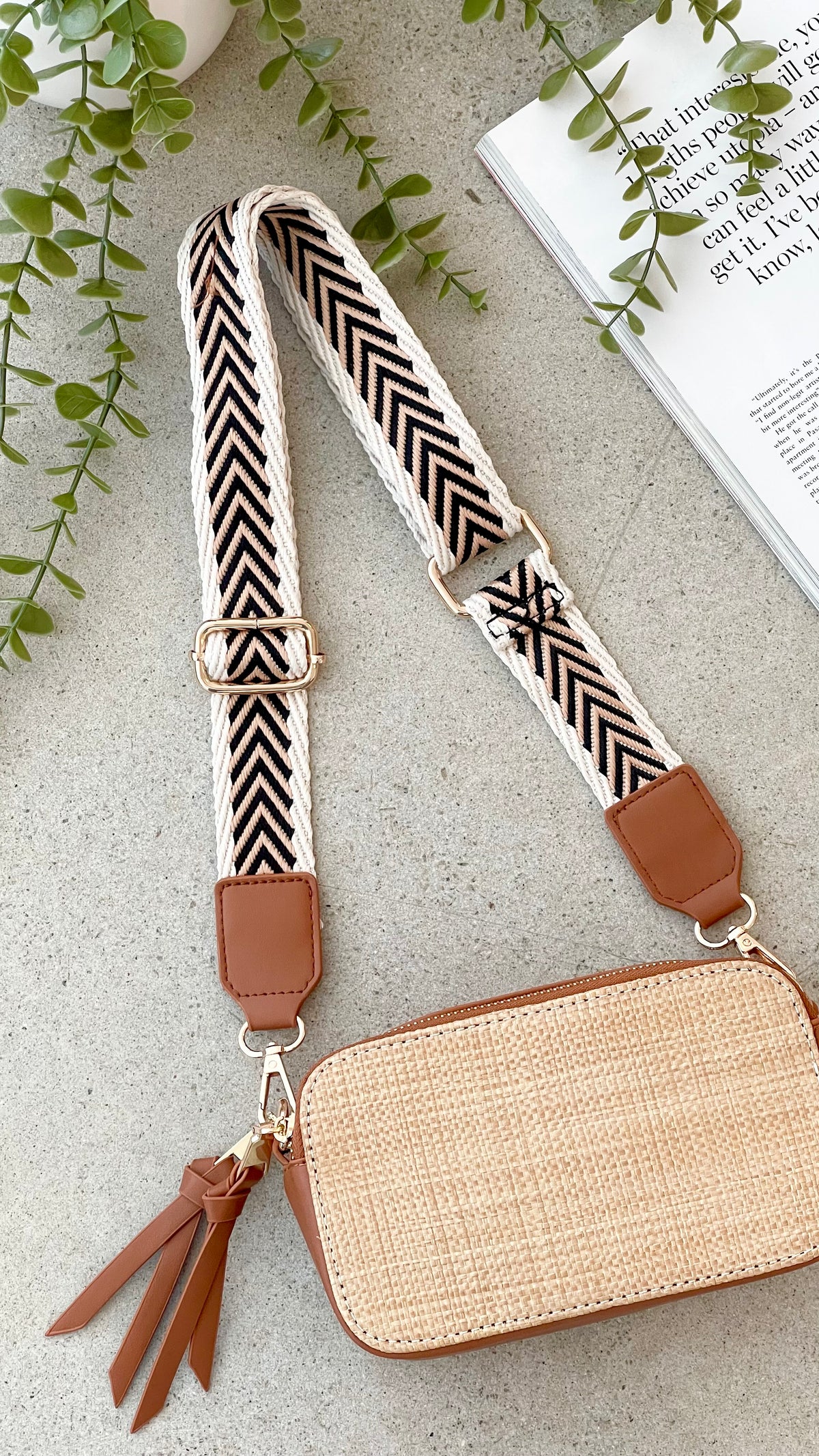 Callie Bag - Tan / Natural - Billy J