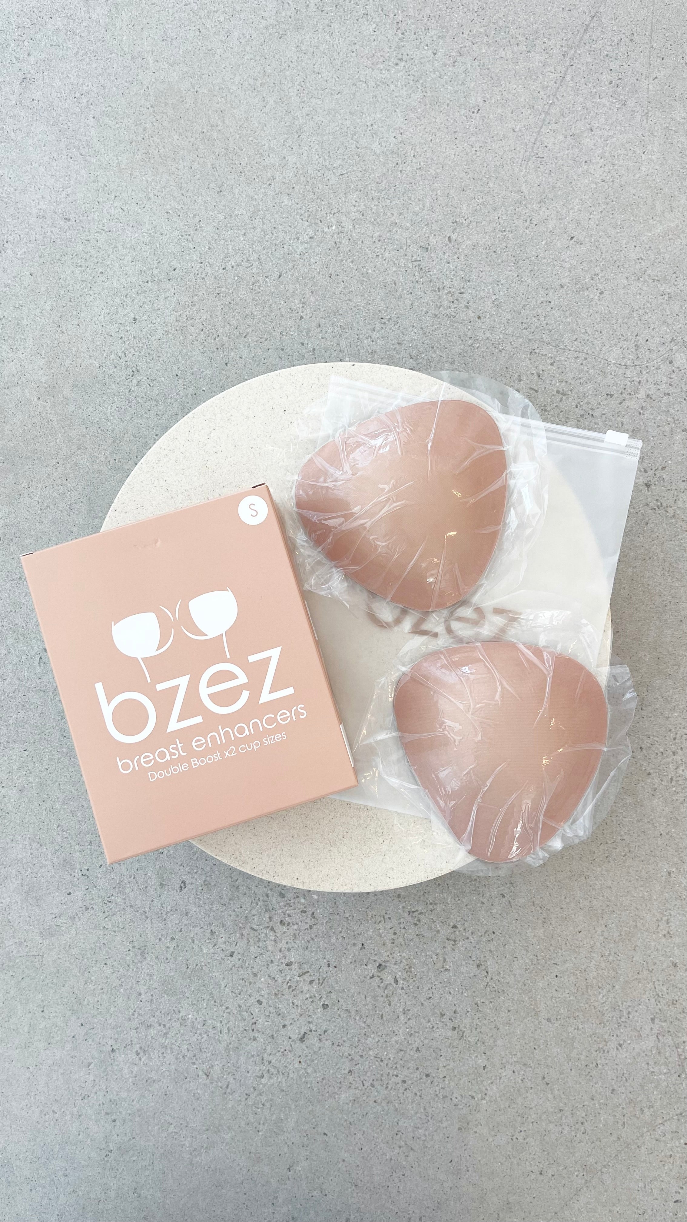 BZEZ Breast Enhancer Inserts - Double Boost - Bare - Billy J