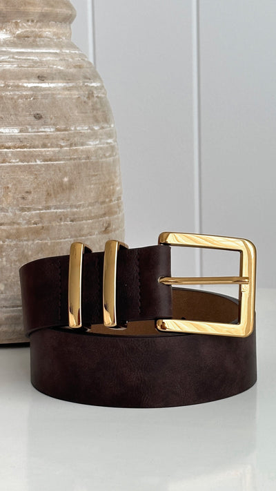 Load image into Gallery viewer, Jabilo Belt - Brown / Gold
