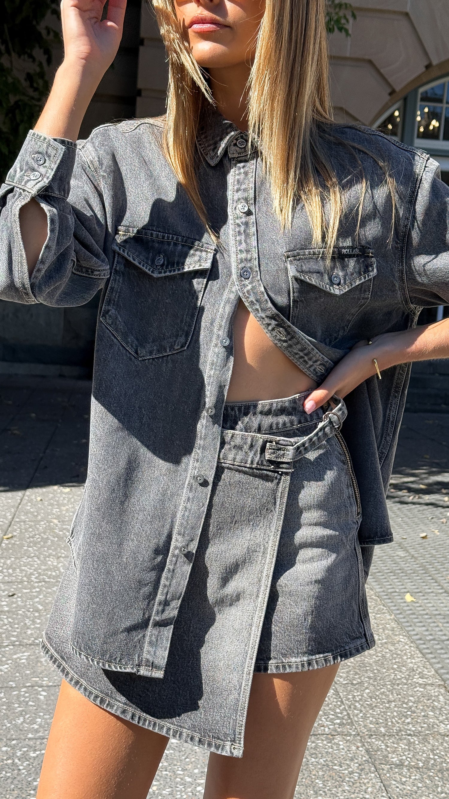 Rollas Skort - Black Stone - Billy J