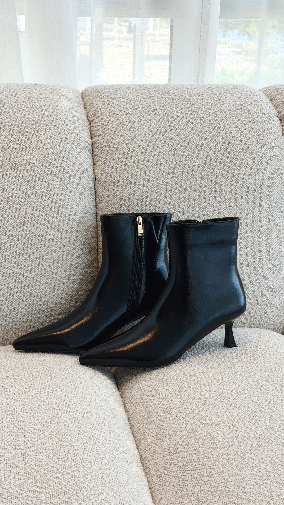 Carmella Boots - Black Shine - Billy J