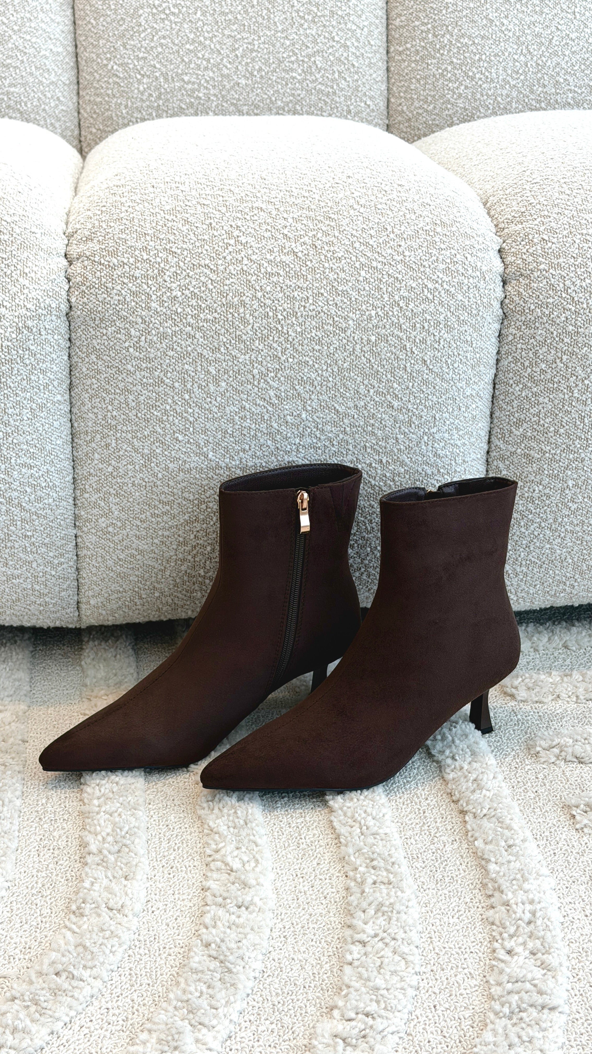 Carmella Boots - Dark Cacao Suede - Billy J