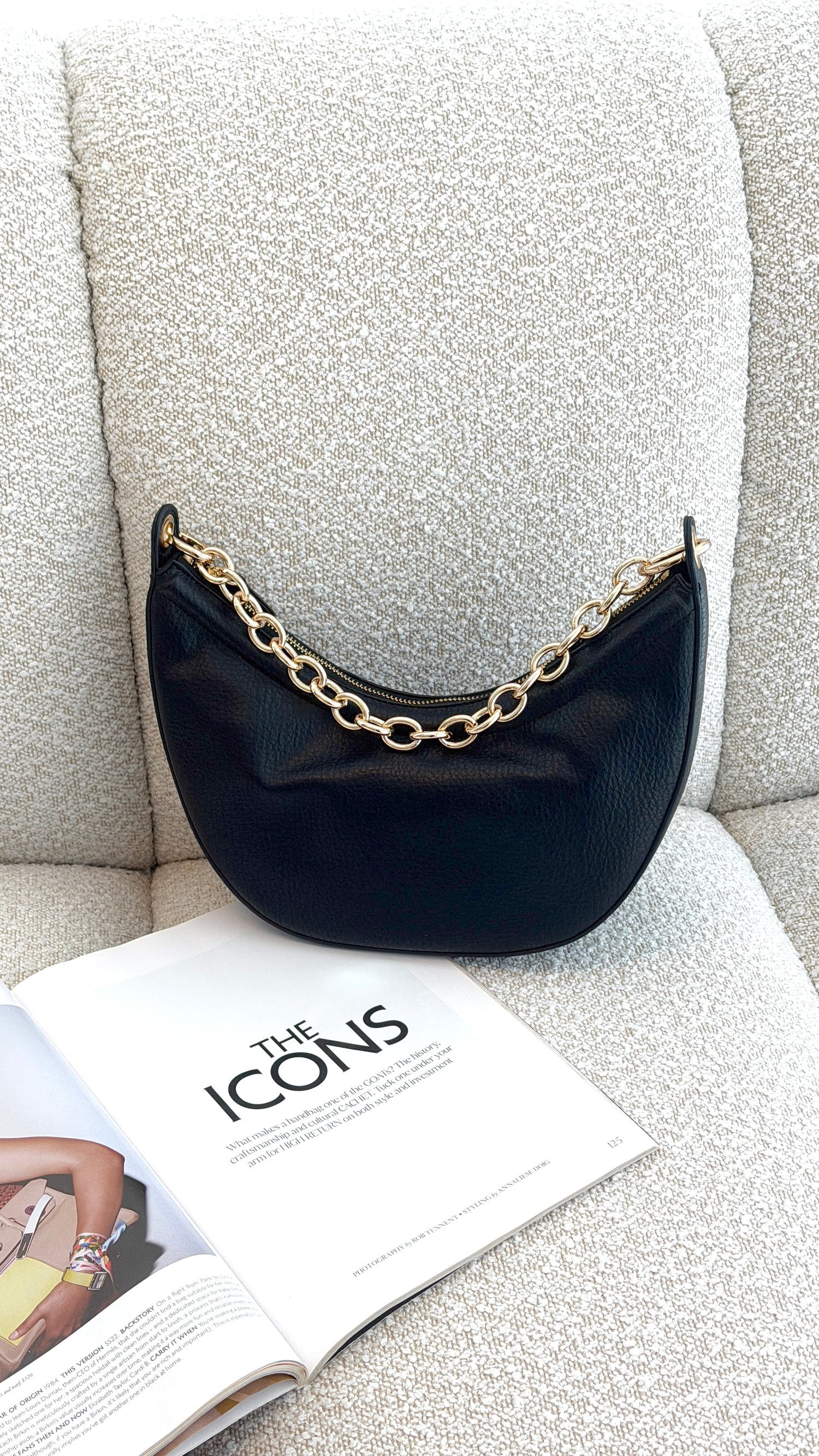 Harvie Handle Bag - Black - Billy J