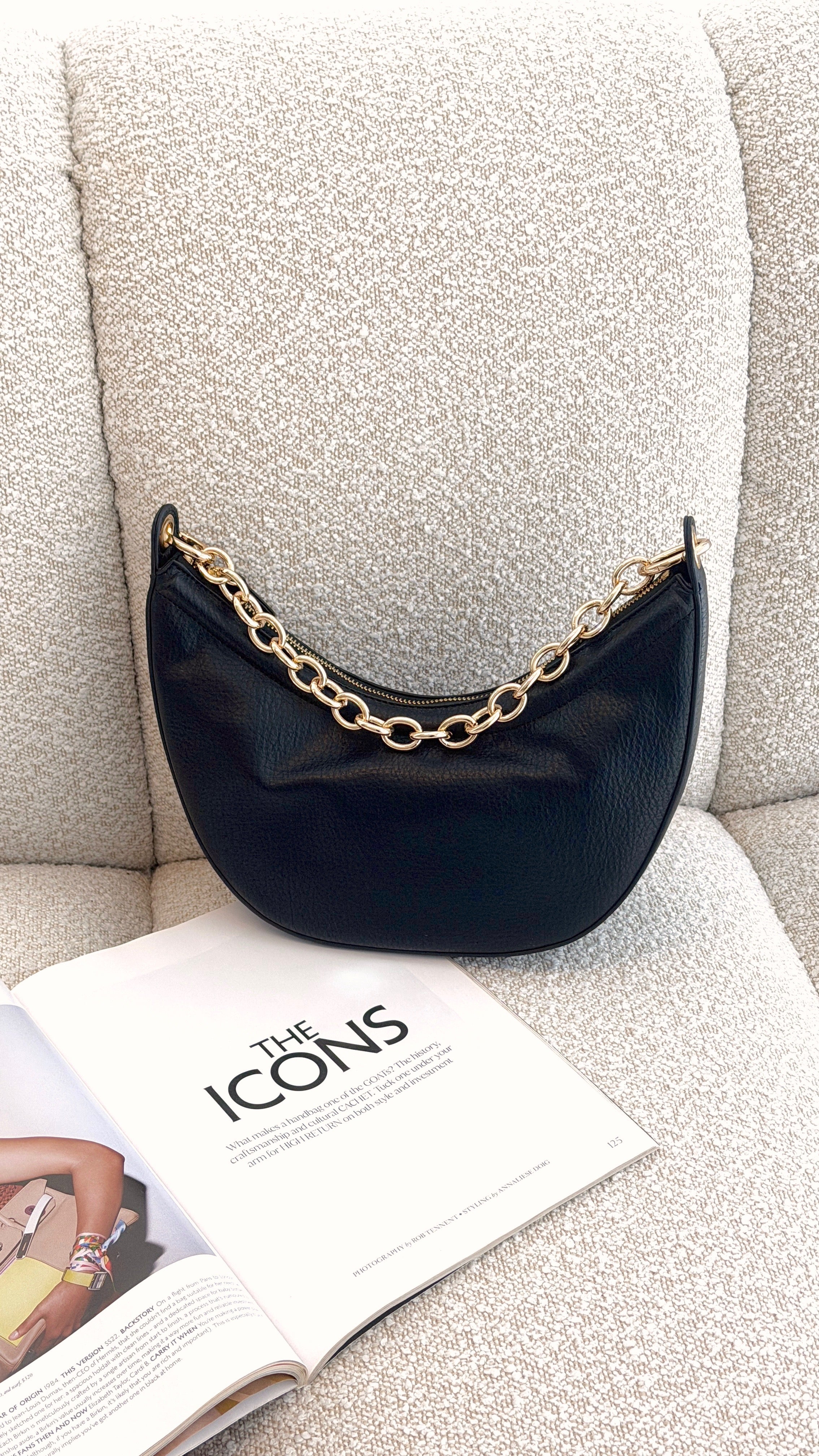 Harvie Handle Bag - Black - Billy J