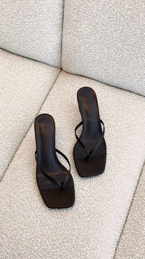 Xami Heel - Chocolate - Billy J