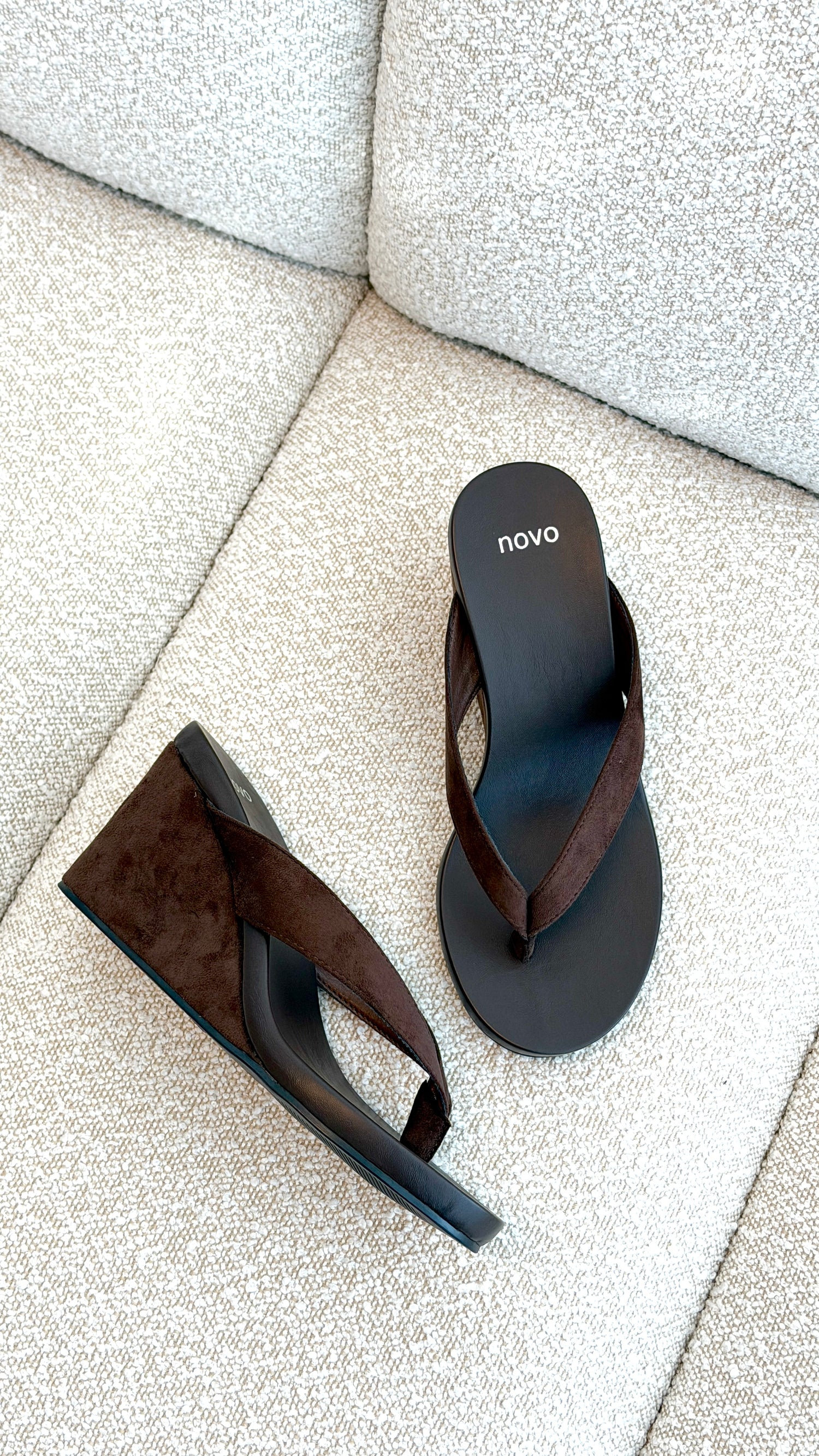 Baci Wedge - Espresso Suede - Billy J
