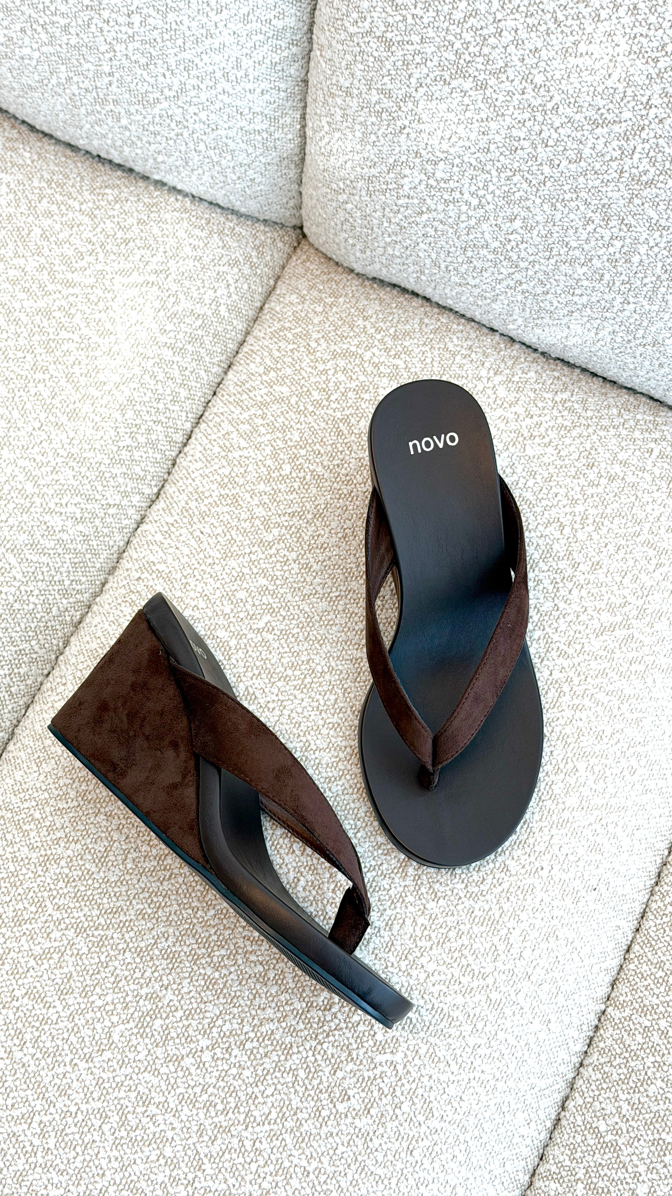 Baci Wedge - Espresso Suede - Billy J