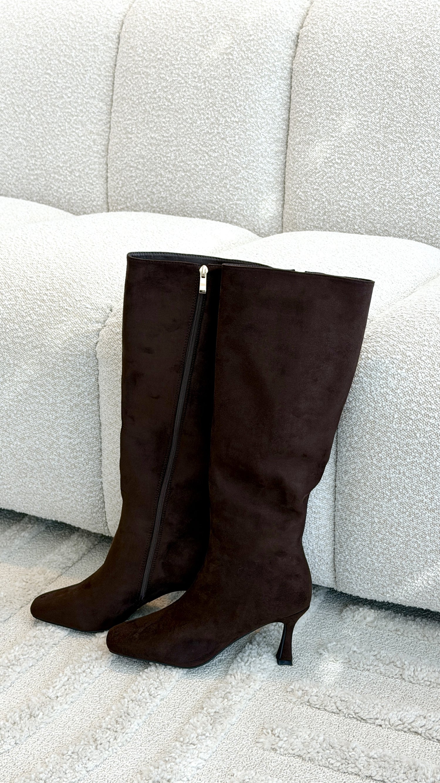 Corbin Boots - Dark Cacao Suede - Billy J