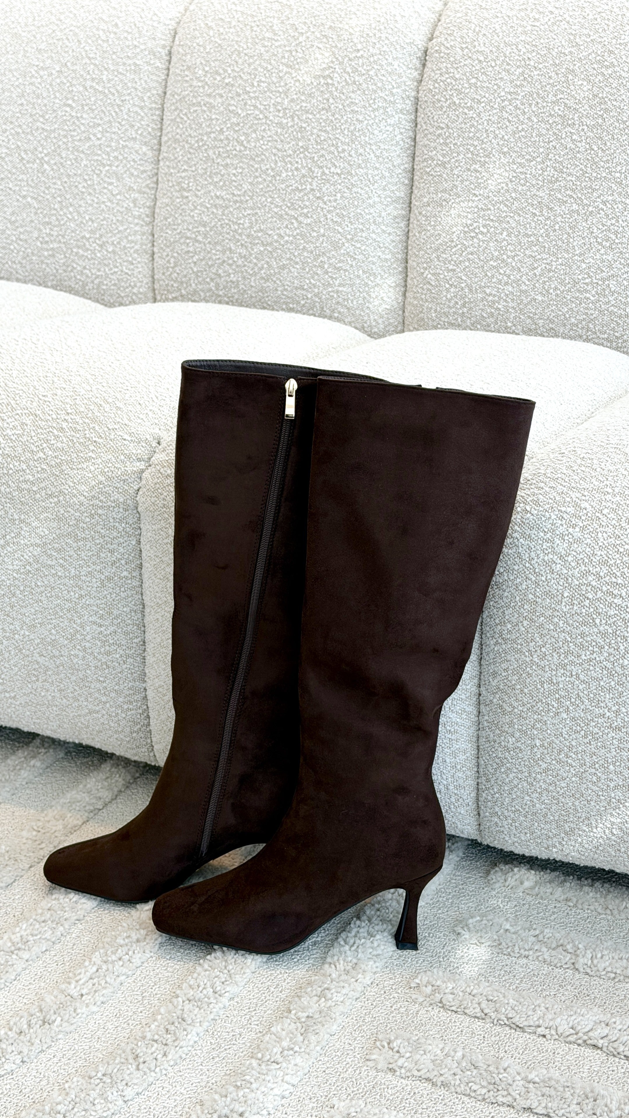Corbin Boots - Dark Cacao Suede - Billy J