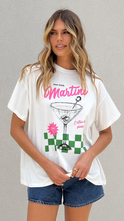 Load image into Gallery viewer, Martini Tee - Pink/Green - Billy J
