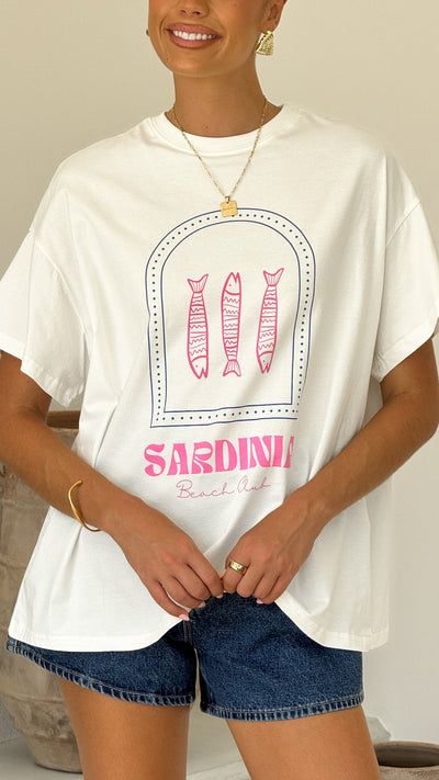 Load image into Gallery viewer, Sardinia Tee - White - Billy J
