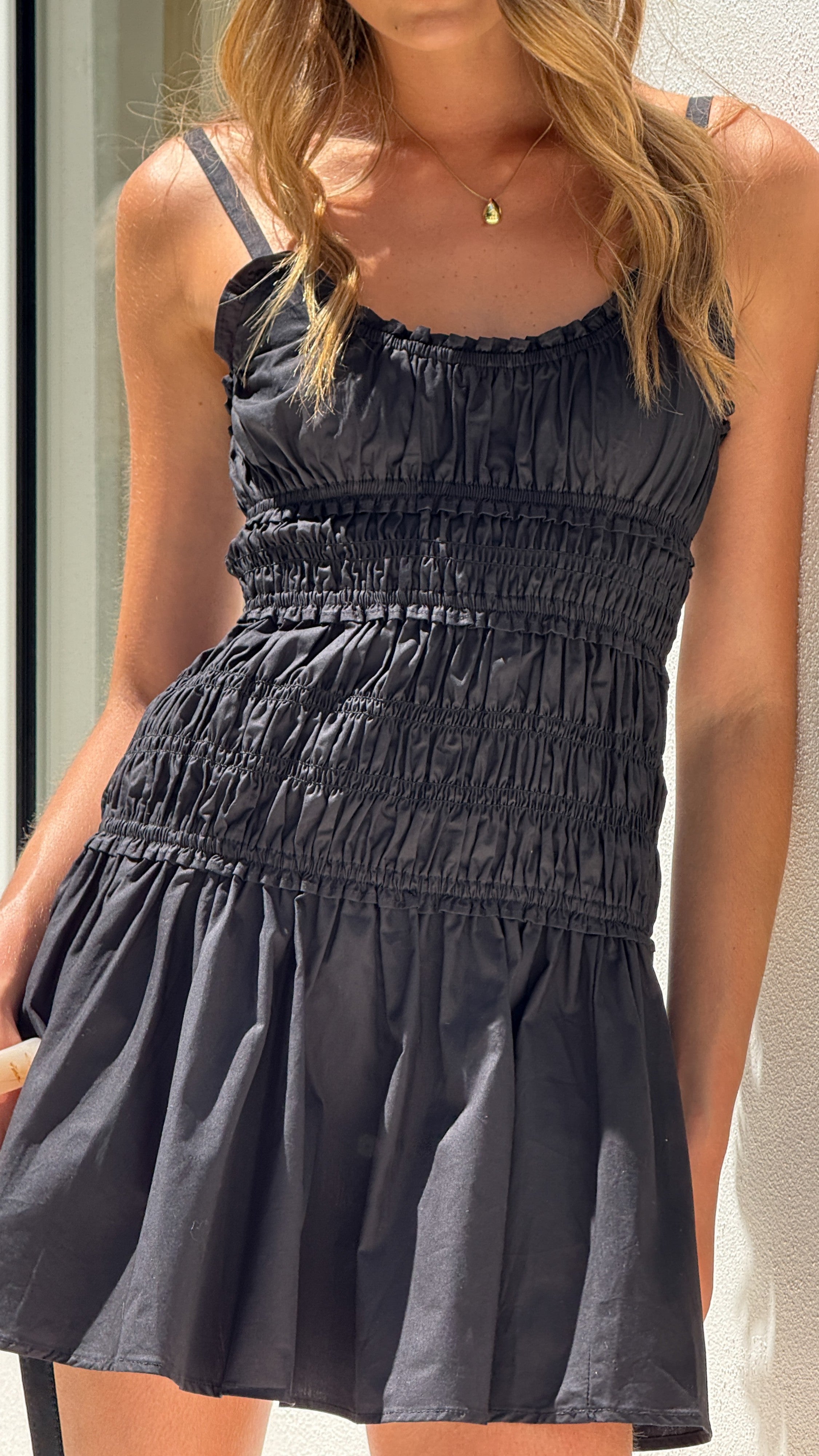 Vida Mini Dress - Black - Billy J