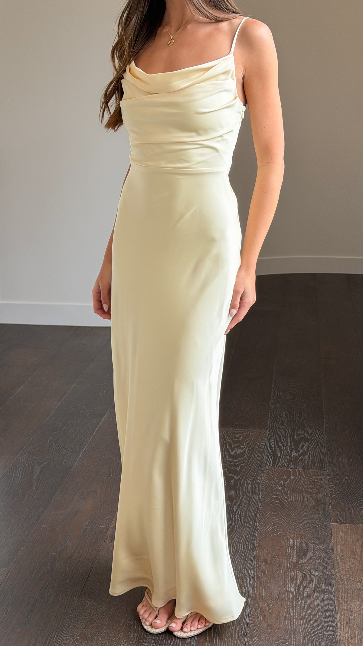 Amora Maxi Dress - Yellow - Billy J