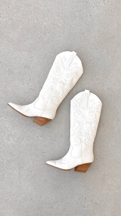 Load image into Gallery viewer, Zakai Boots - Ivory
