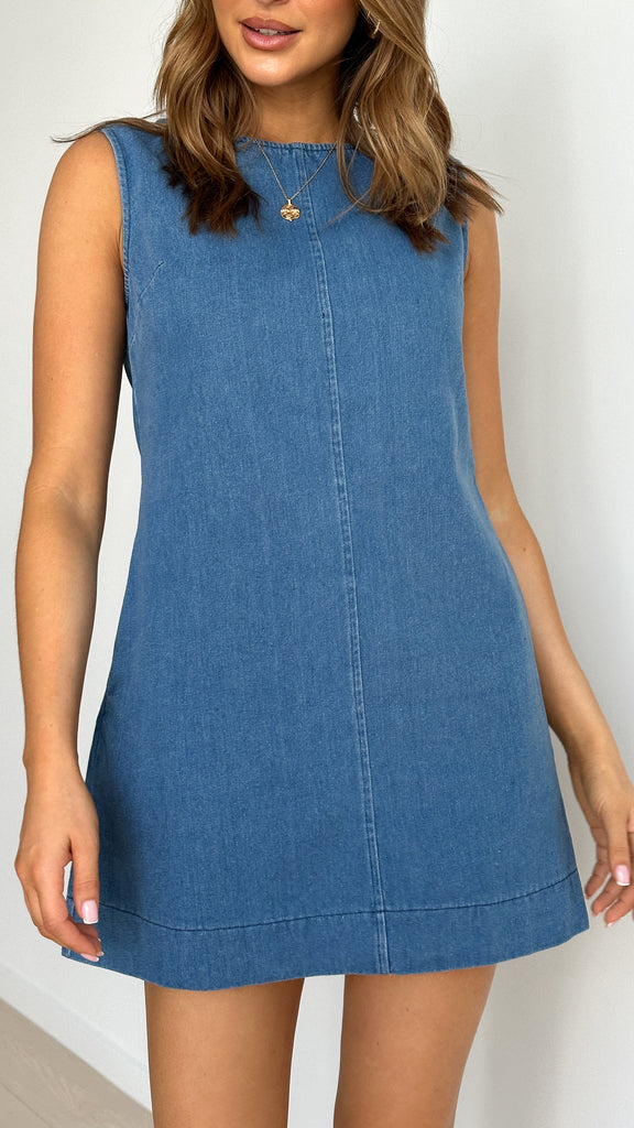 Palencia Mini Dress - Blue