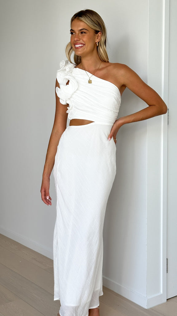 Amina Maxi Dress - White