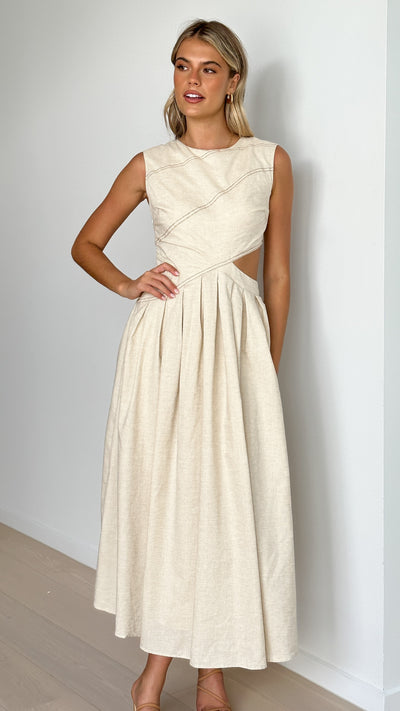 Load image into Gallery viewer, Emersyn Midi Dress - Cream

