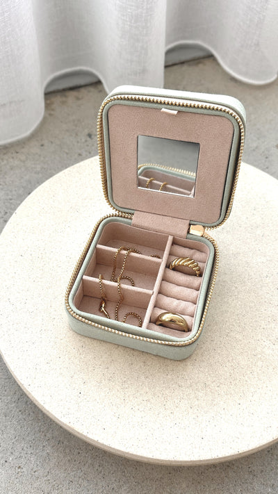 Load image into Gallery viewer, July Jewellery Box - Sage - Billy J
