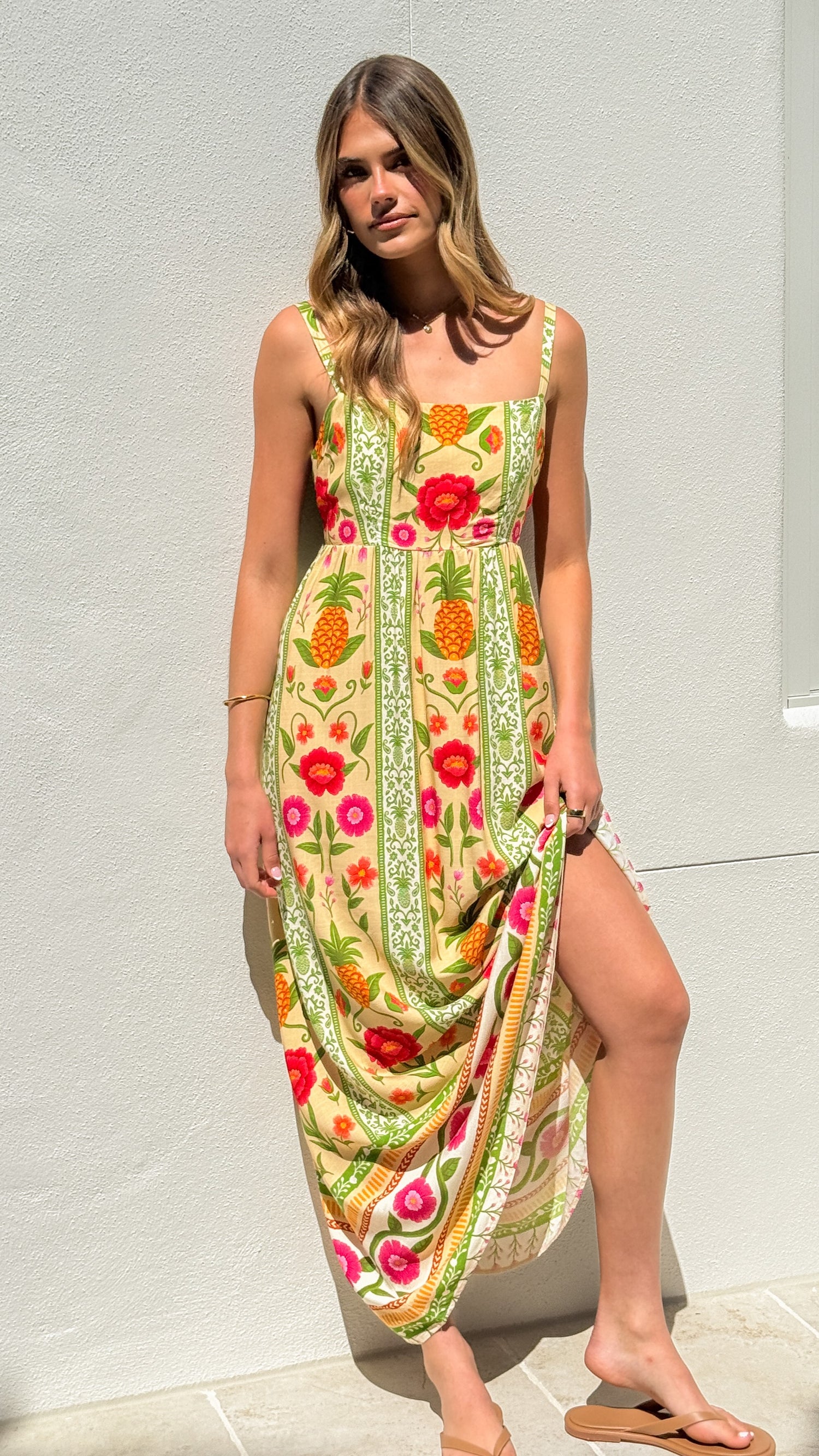Keziah Maxi Dress - Sunkissed Print - Billy J