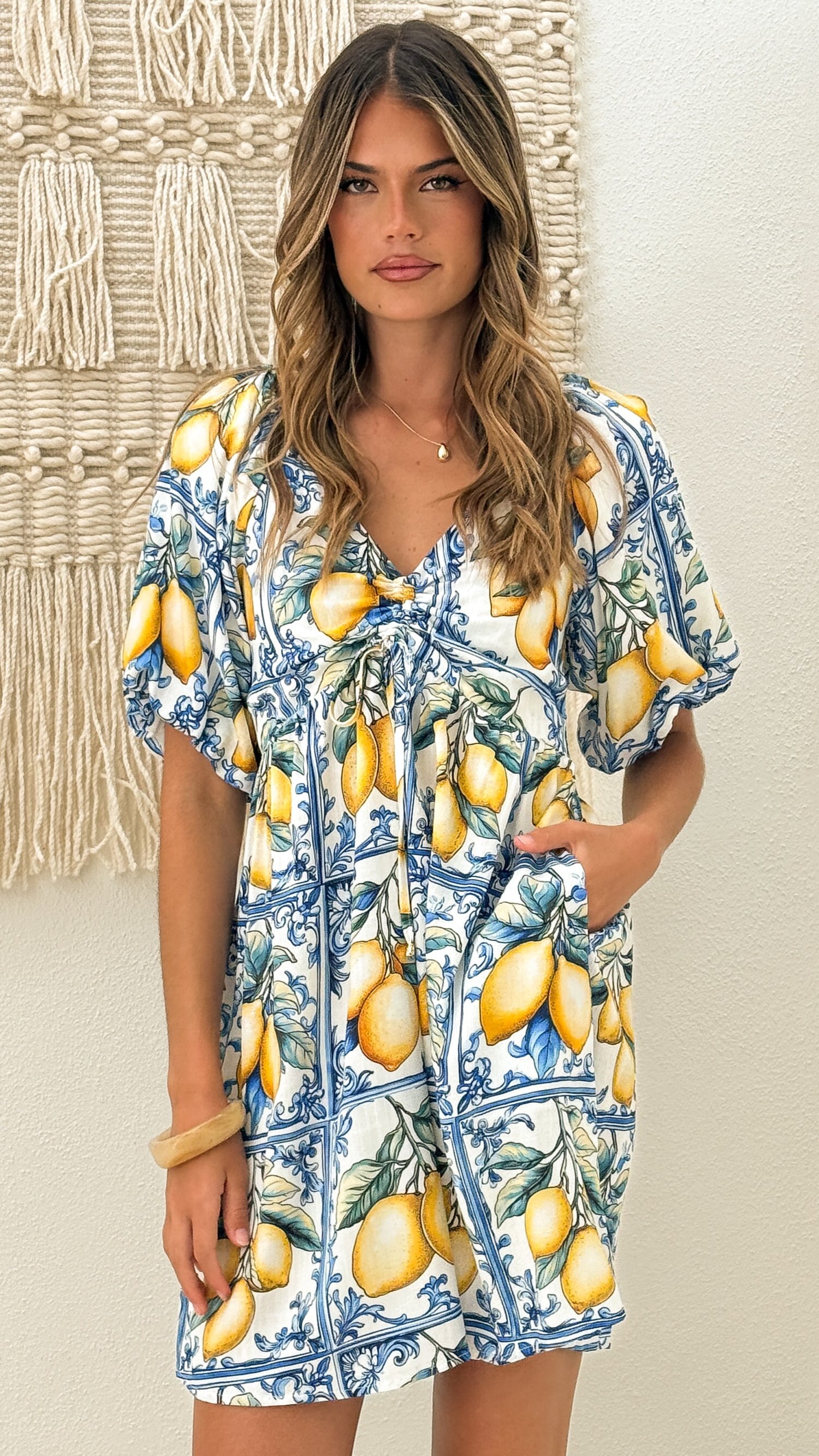 Malita Mini Dress - Summer in Sorrento - Billy J