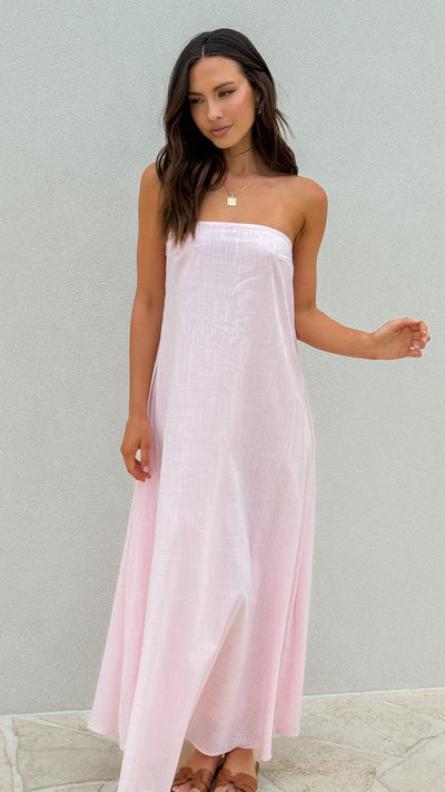 Load image into Gallery viewer, Connie Maxi Dress - Baby Pink - Billy J
