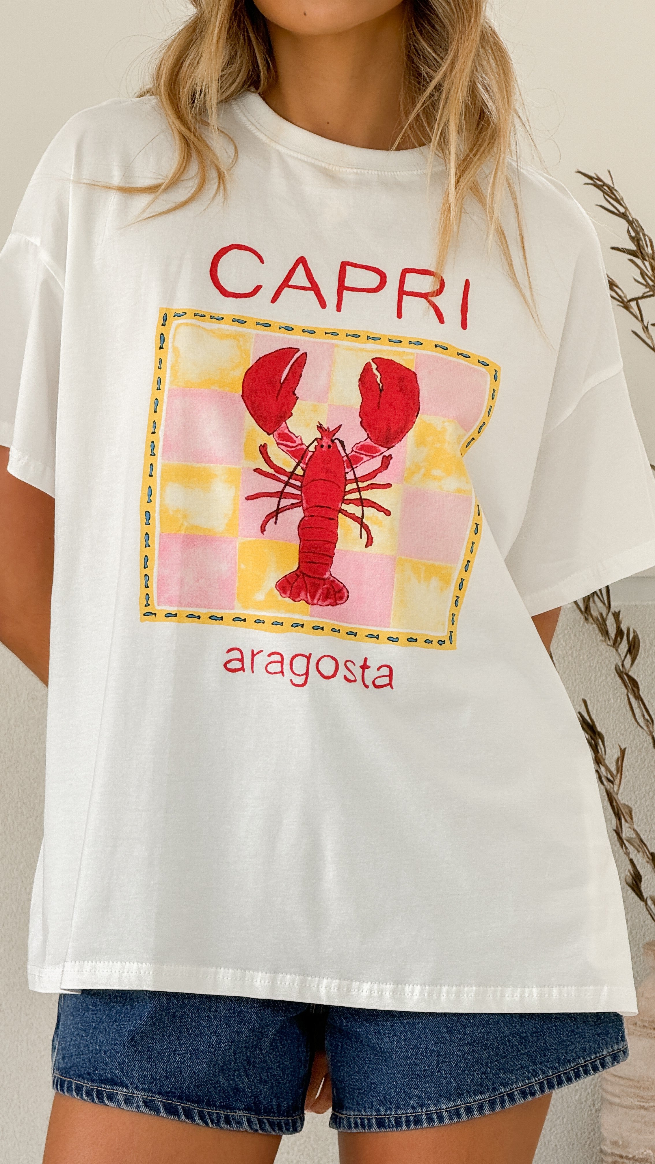 Capri Tee - Aragosta Print - Billy J