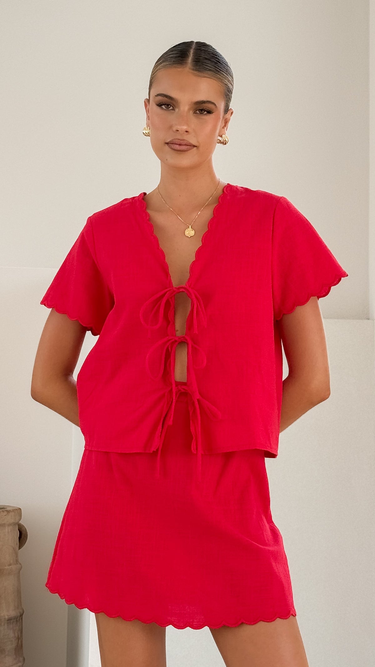 Colton Top - Red - Billy J