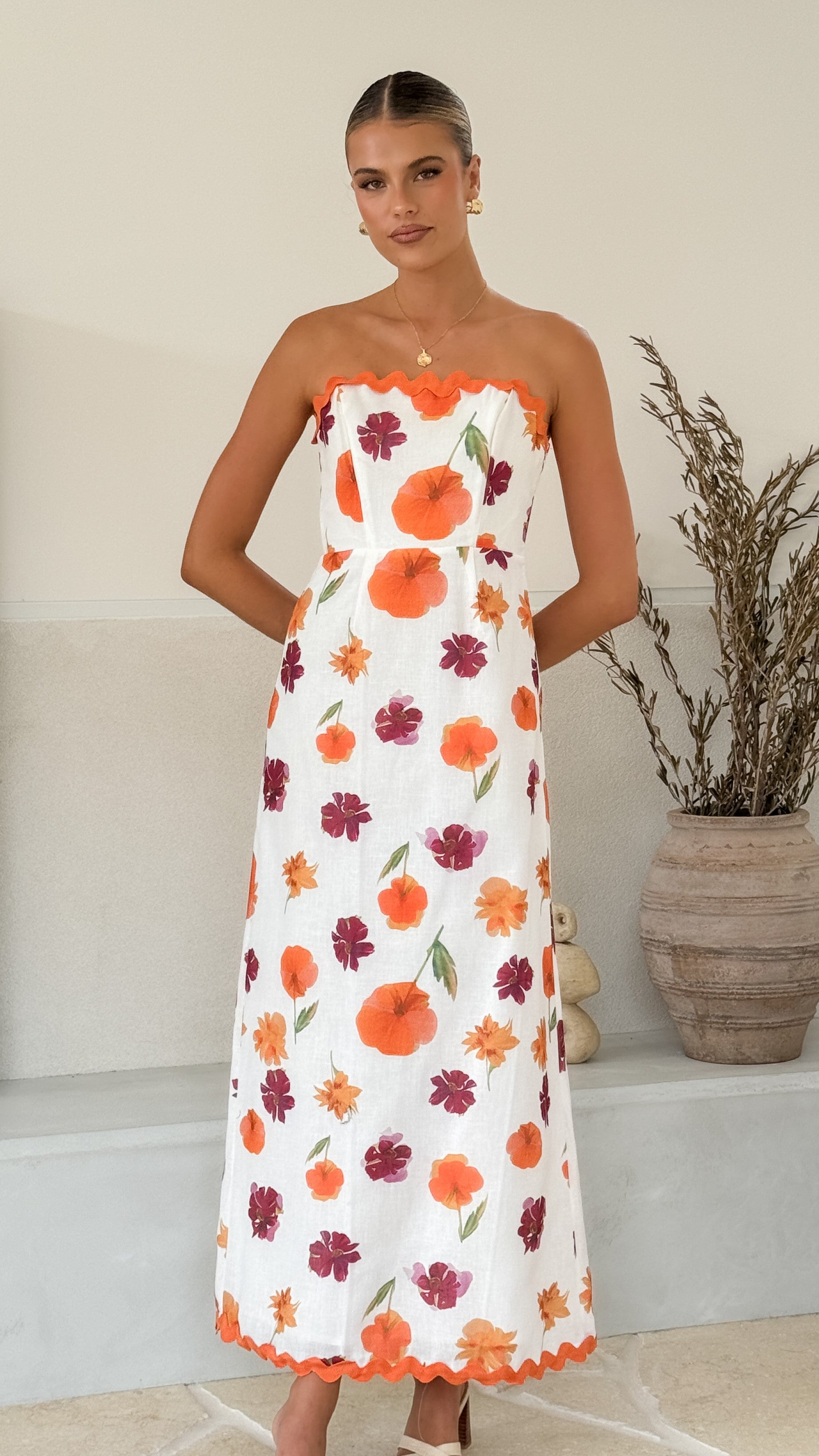 Palta Maxi Dress - Springtime Print - Billy J