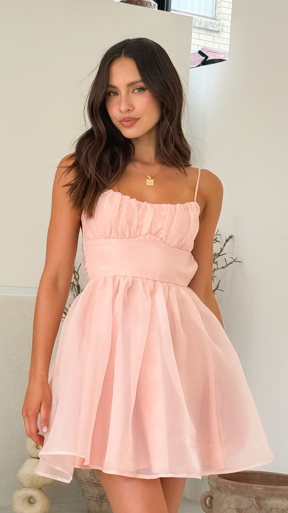 Ciele Mini Dress - Pink - Billy J