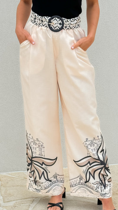 Load image into Gallery viewer, Zabrina Pants - Siena Print - Billy J
