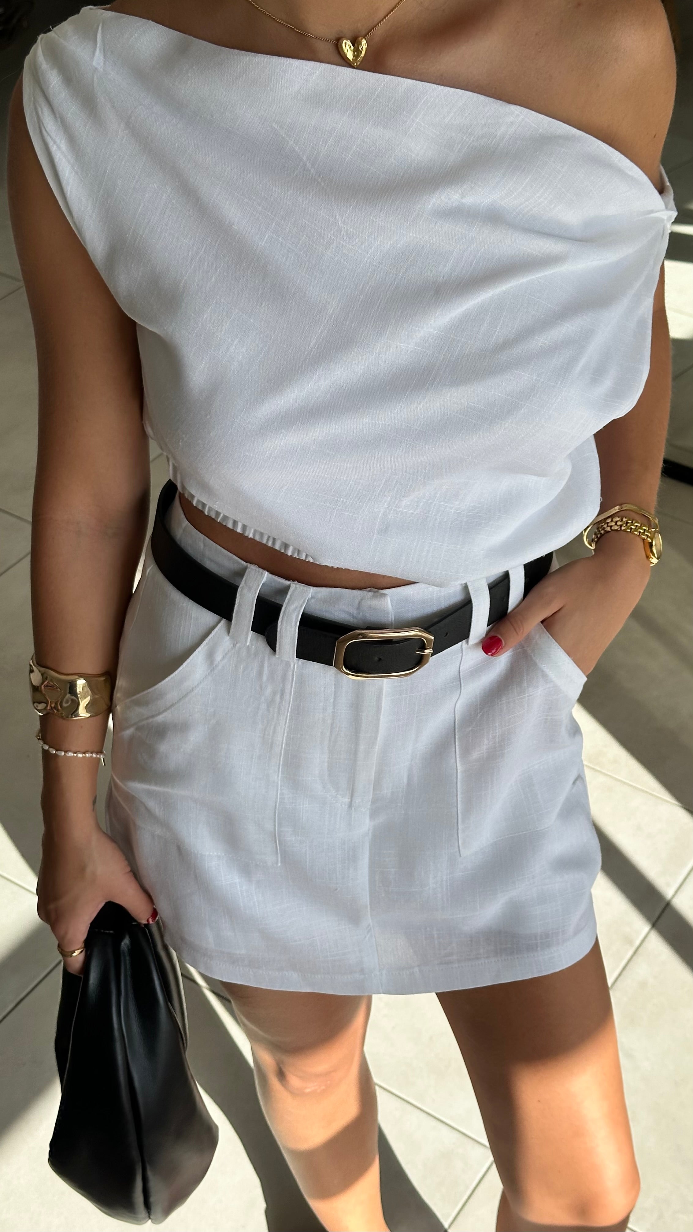 Emory Top - White - Billy J