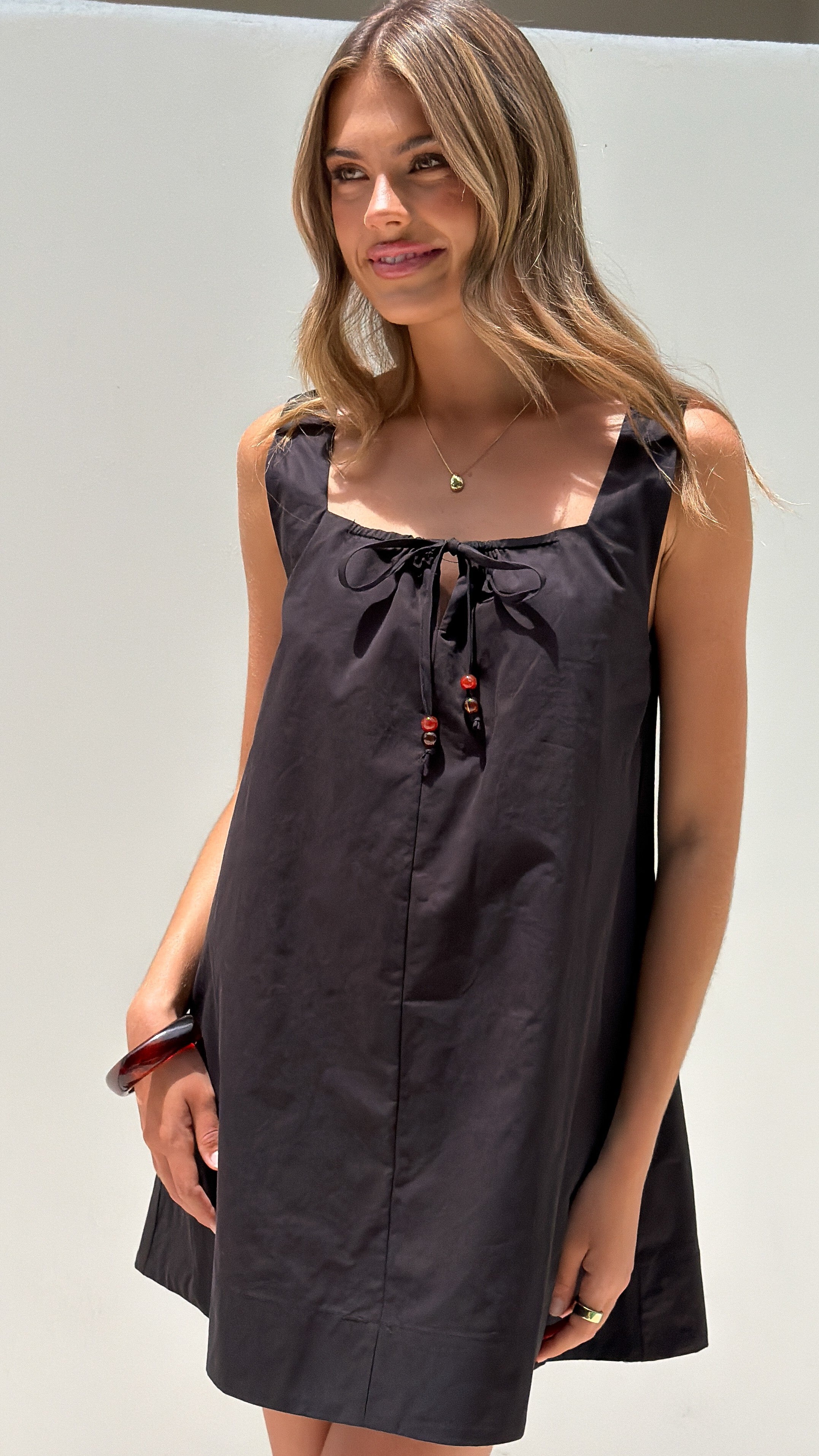 Kaia Mini Dress - Black - Billy J