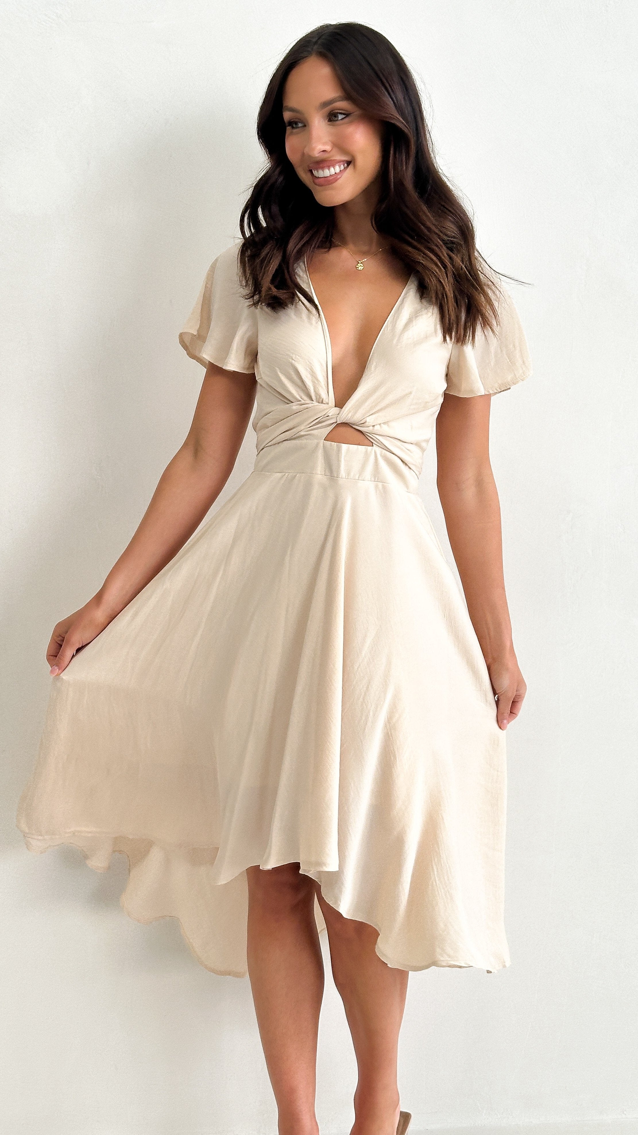 Sunny Daze Dress - Champagne - Billy J