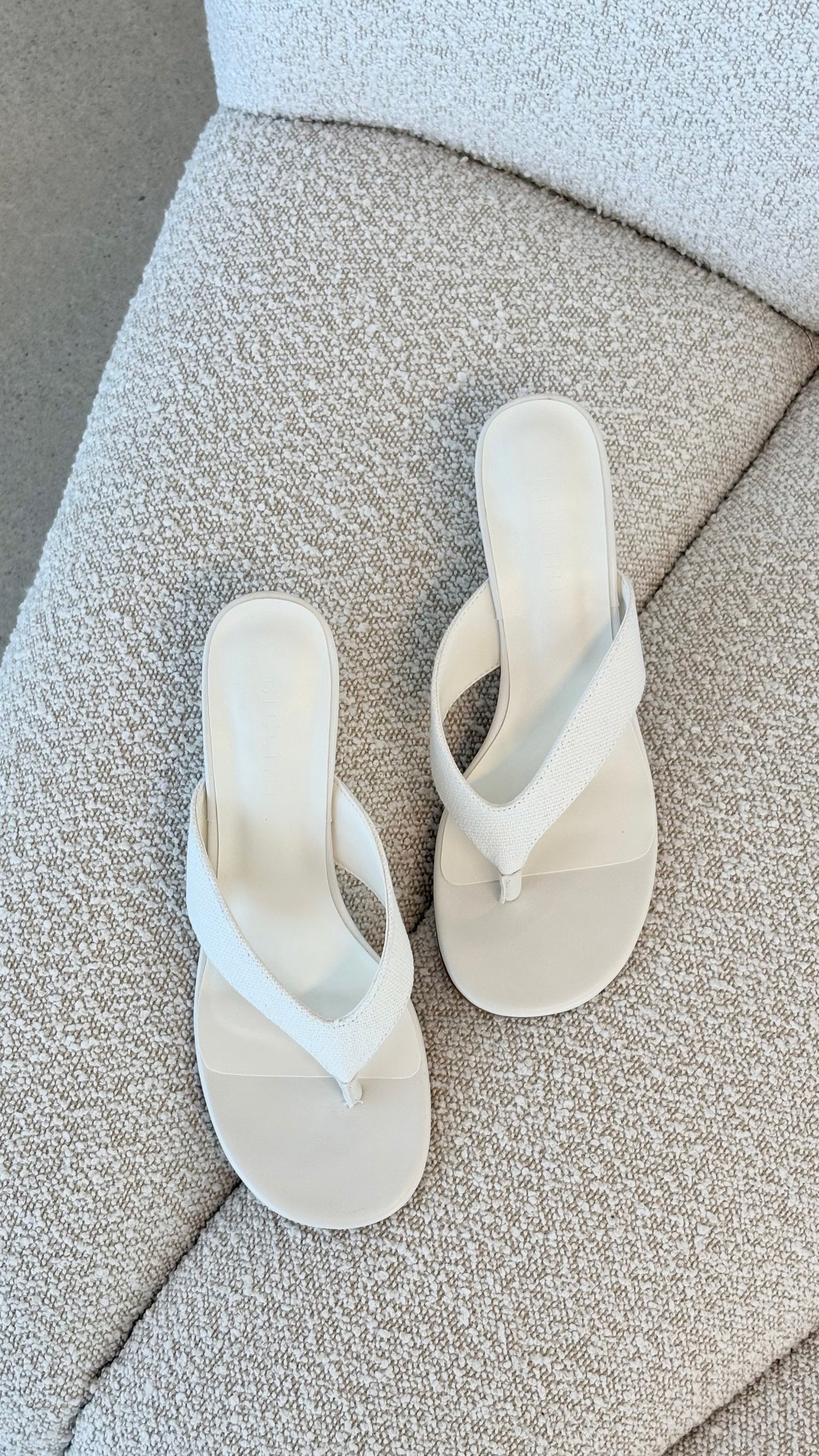 Tiggy Wedge - Cream Linen - Billy J