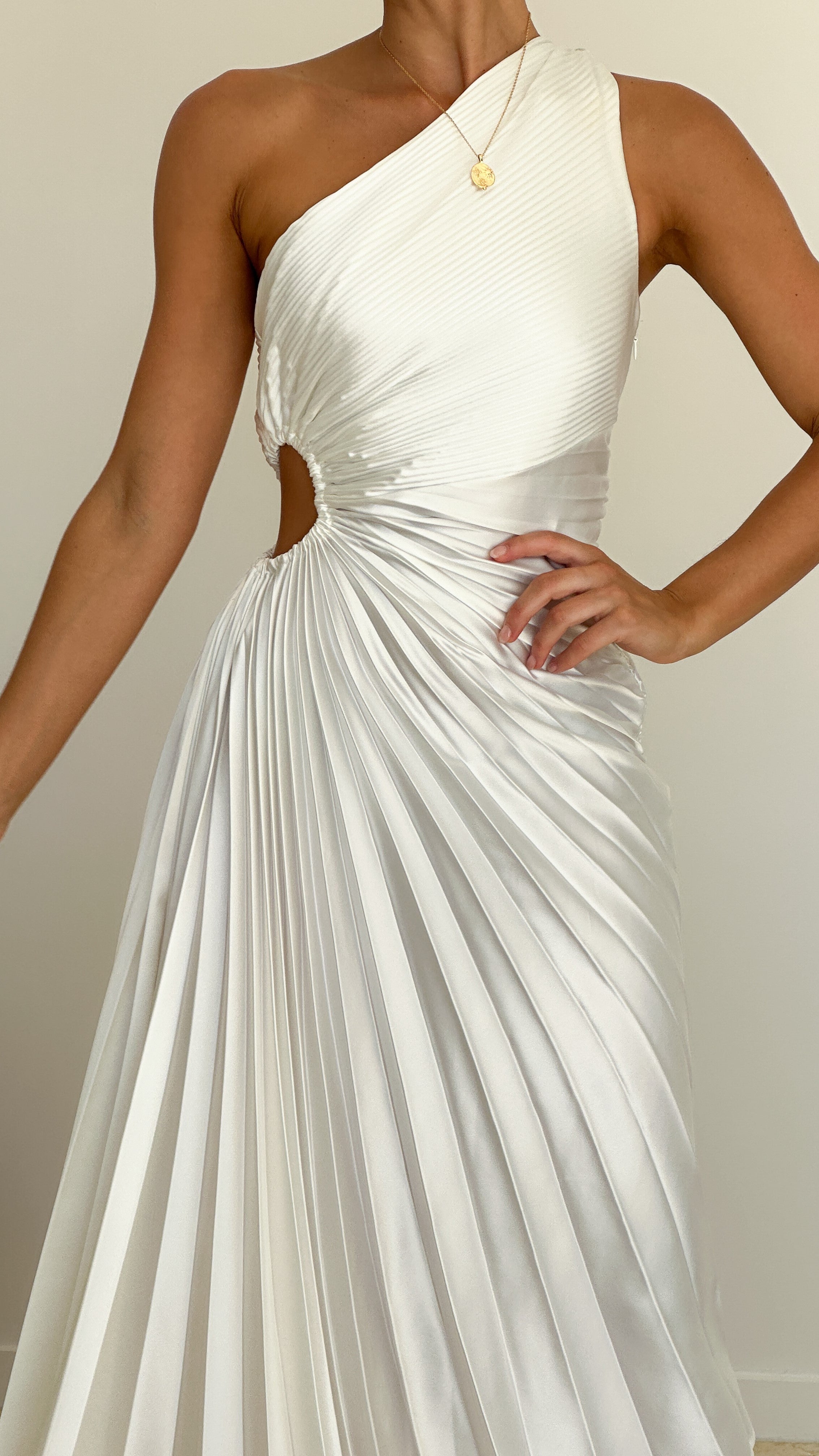 Olivia Maxi Dress - White - Billy J