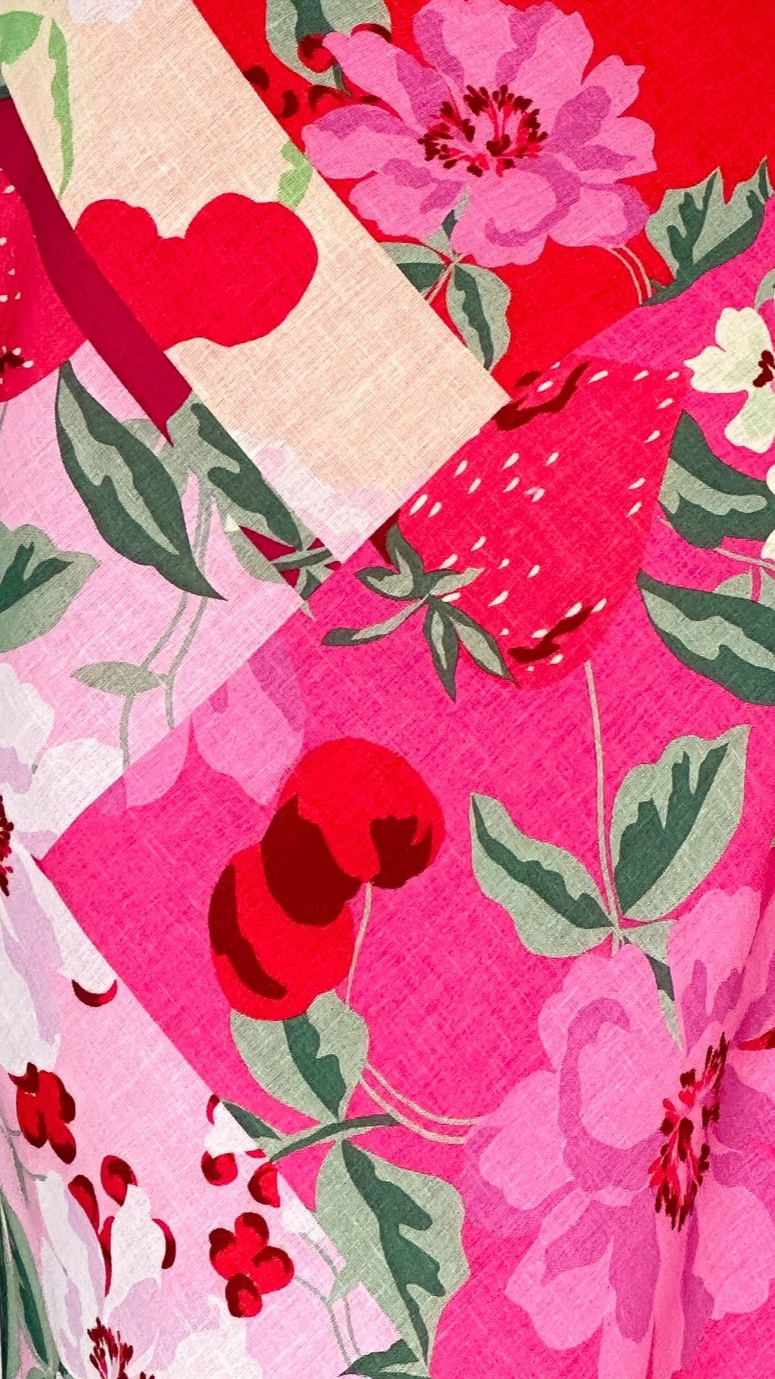 Odeya Maxi Dress - Pink / Red Print - Billy J