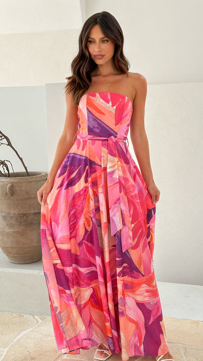 Load image into Gallery viewer, Daniella Maxi Dress - Pink - Billy J
