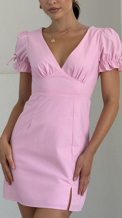 Load image into Gallery viewer, Breigh Mini Dress - Pink - Billy J
