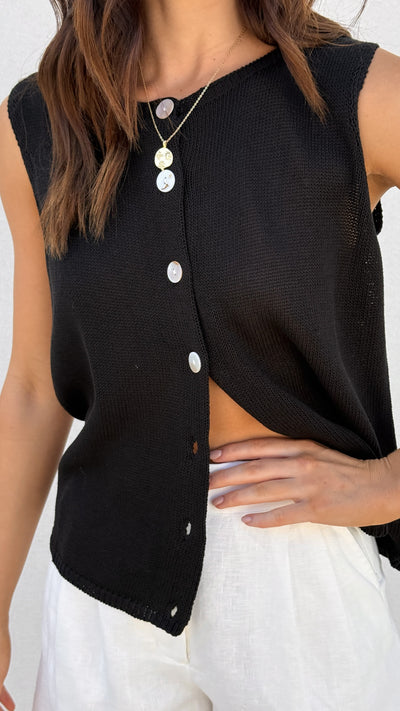 Load image into Gallery viewer, Cloe Top - Black - Billy J
