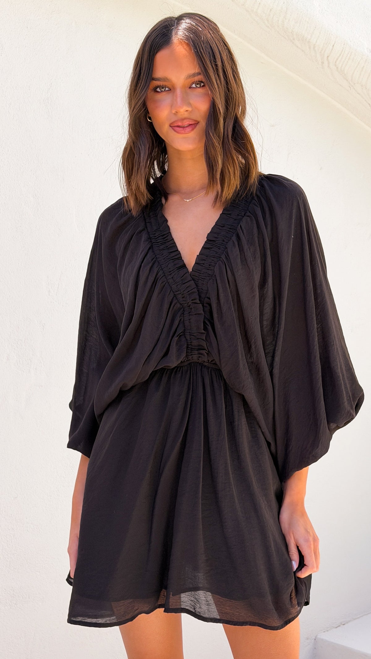 Marzie Mini Dress - Black - Billy J