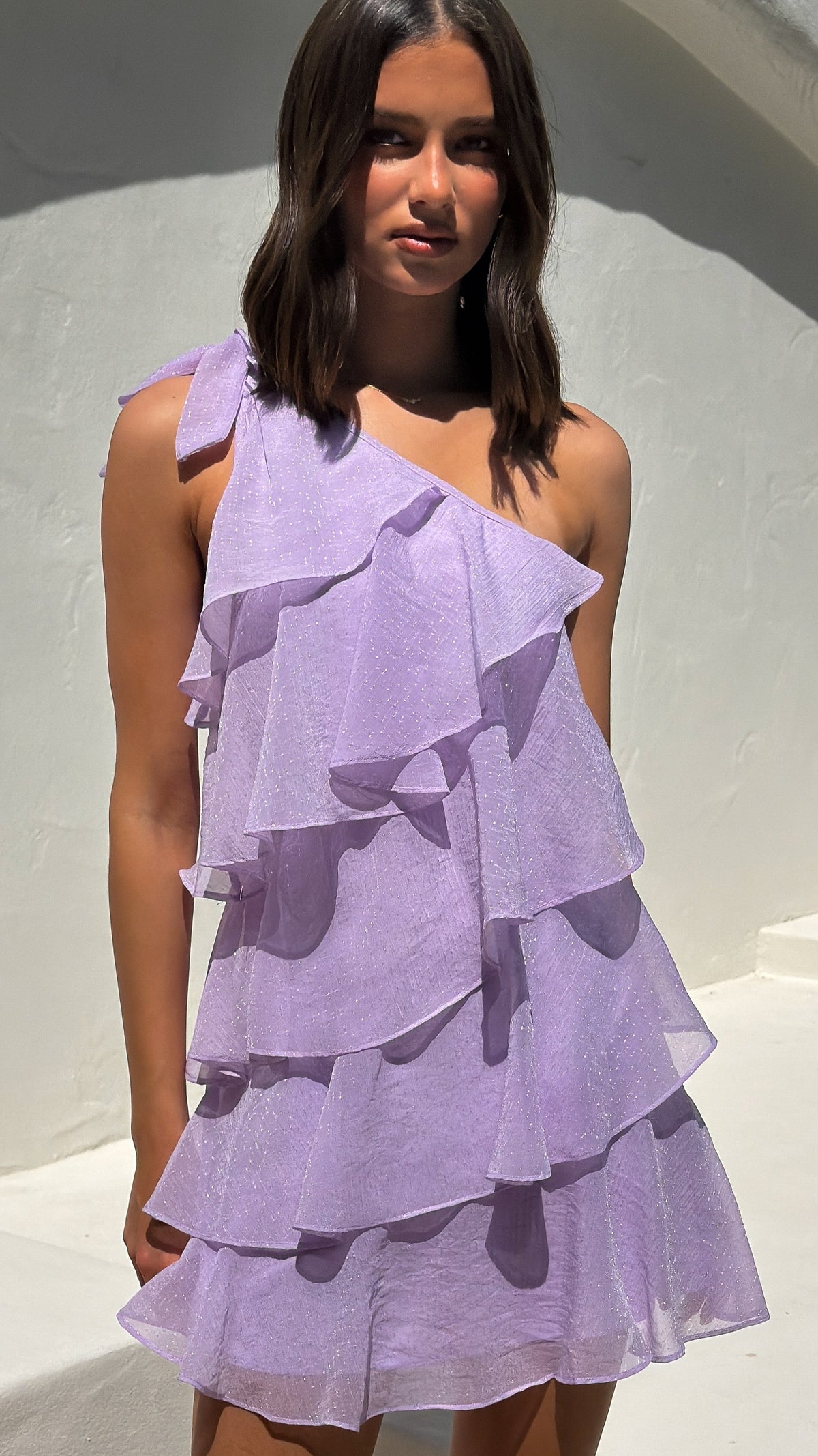 Silla Mini Dress - Lilac - Billy J