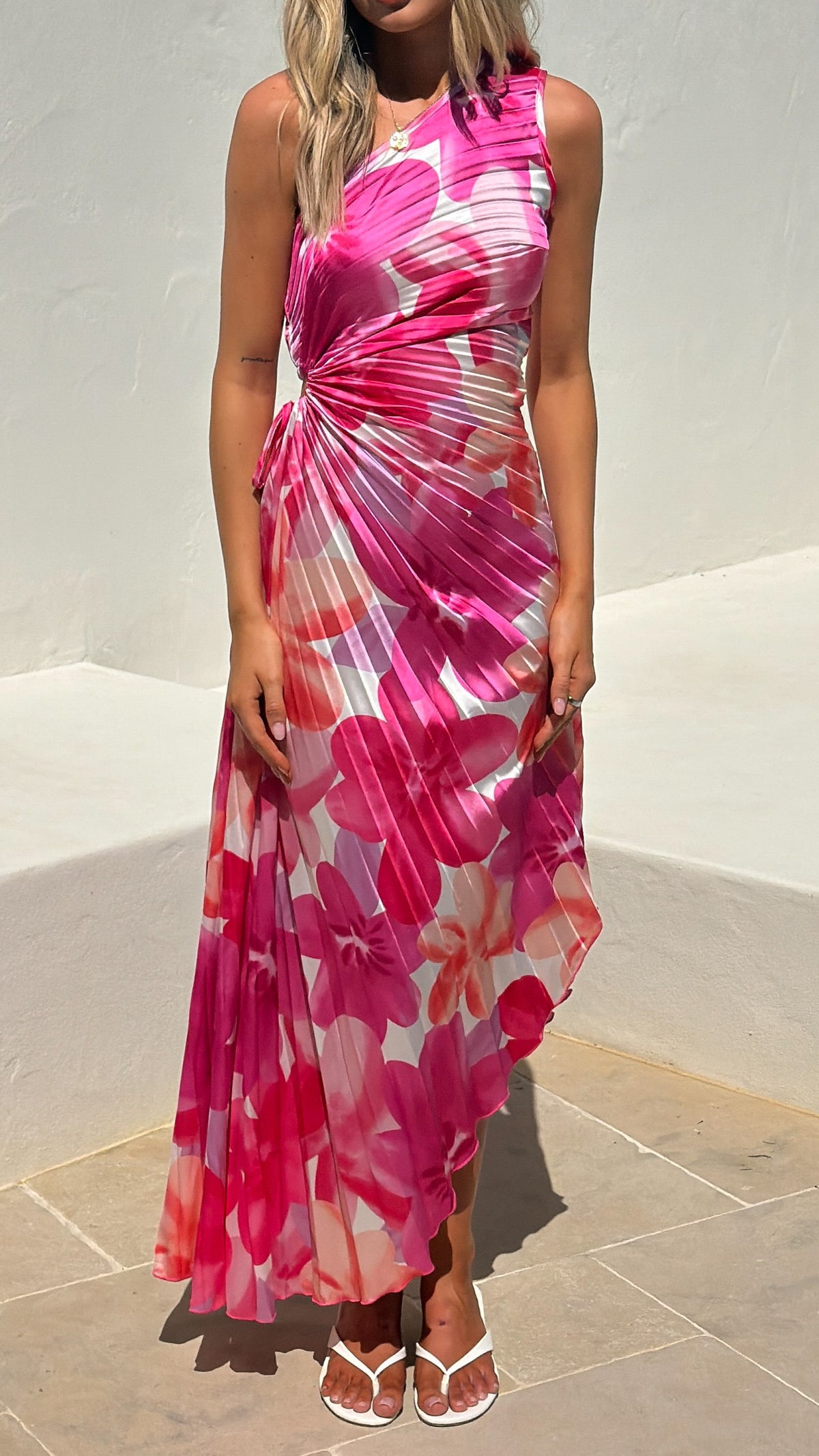 Takoda Maxi Dress - Pink Floral - Billy J