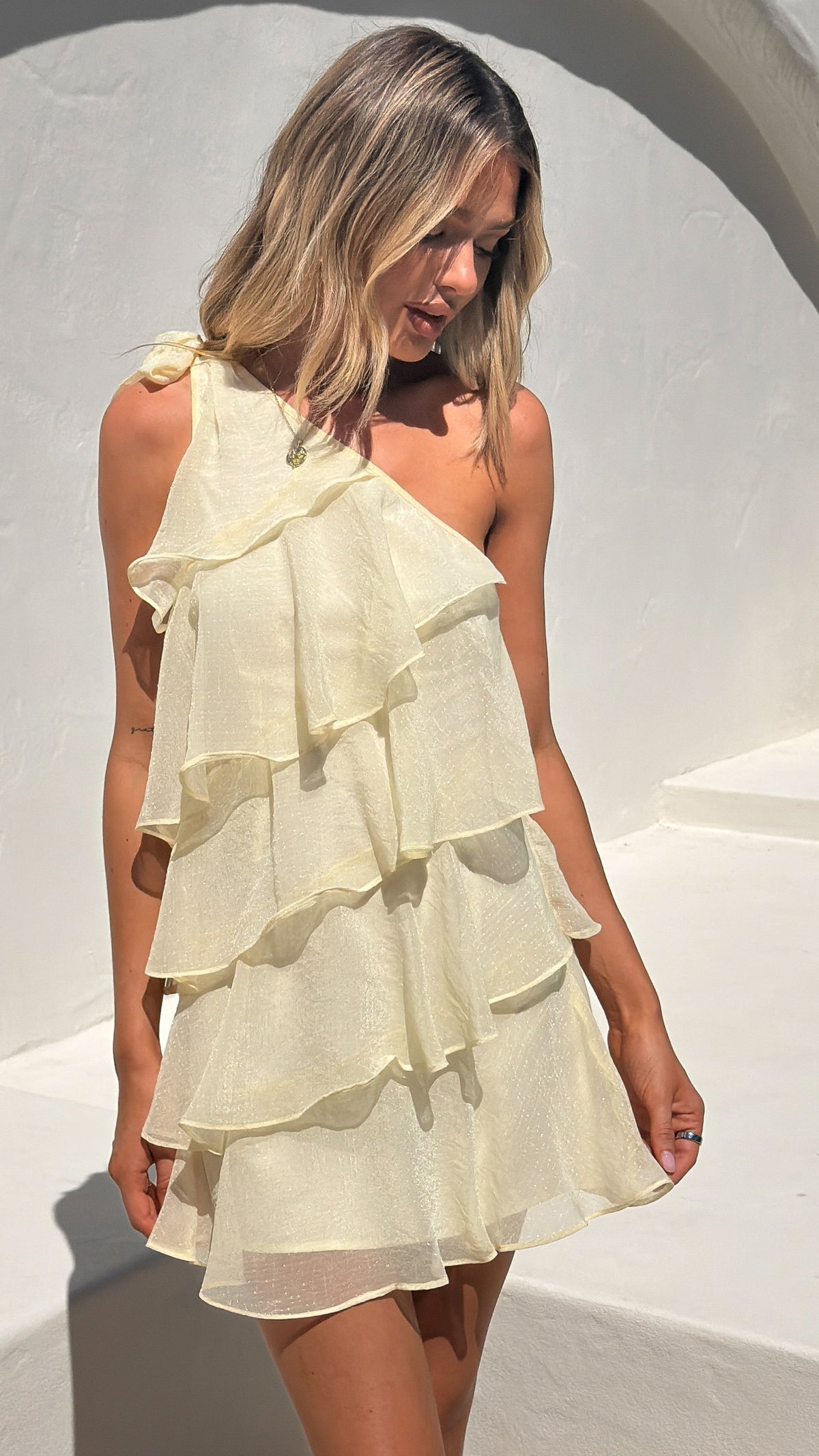 Silla Mini Dress - Butter - Billy J