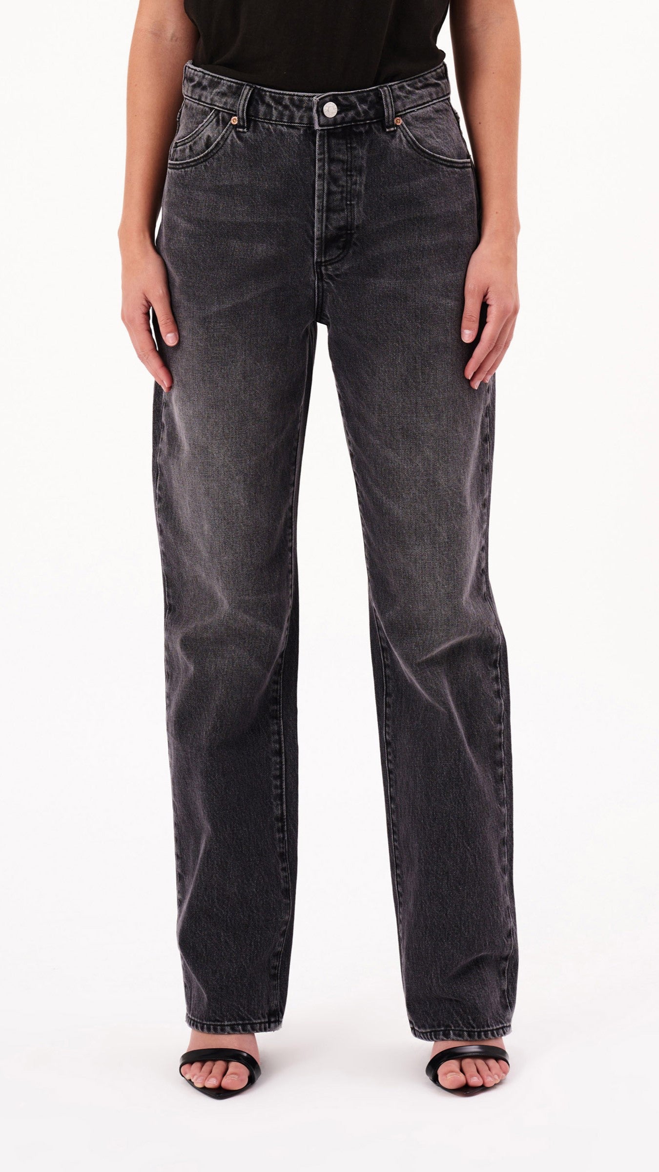 Rollas 90s Relaxed Jean - Vintage Black / Worn Black - Billy J