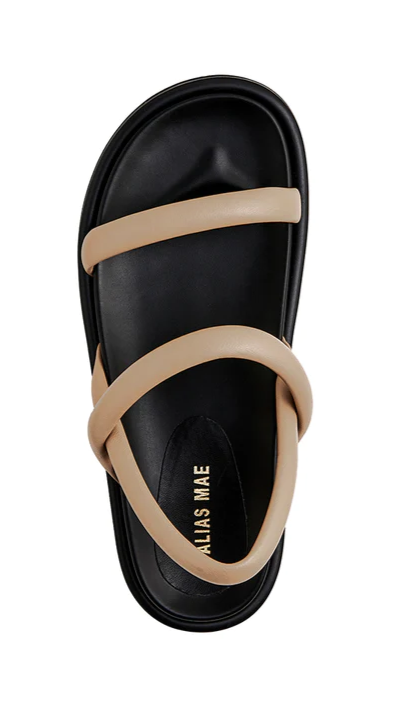 Daphne Slide - Natural Leather