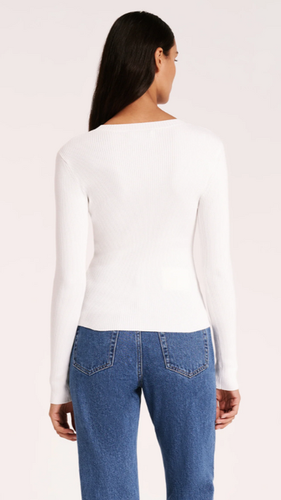 Load image into Gallery viewer, Classic LS Knit - White - Billy J
