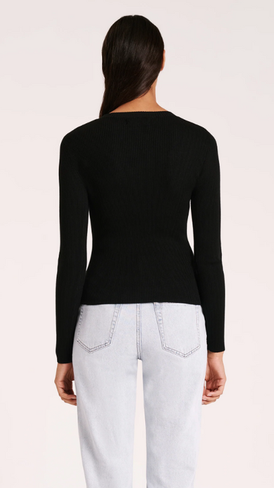 Load image into Gallery viewer, Classic LS Knit - Black
